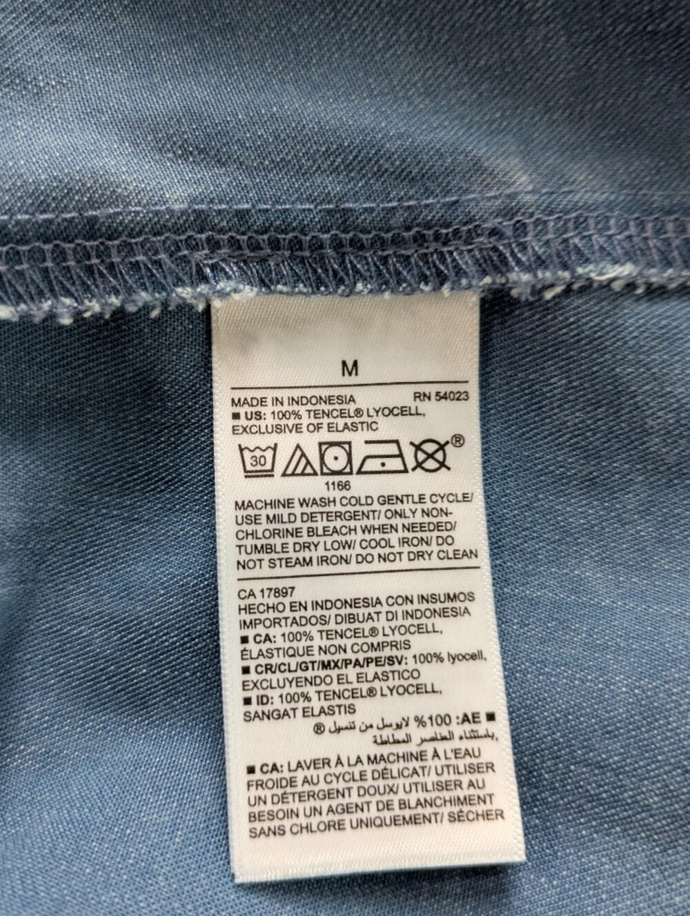 Old Navy Peasant/Cottagecore Blue Dress- M - Picture 6 of 7